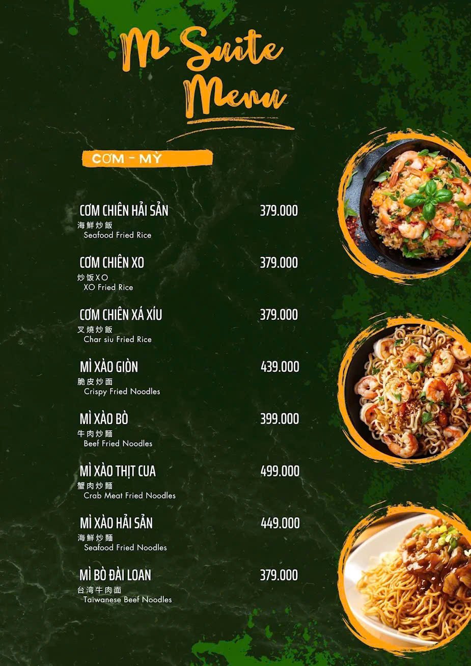 Thực đơn M-Suite KTV trang 6